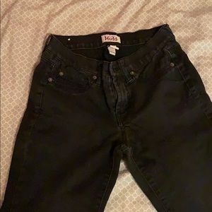 Black Mudd Straight leg Jeans